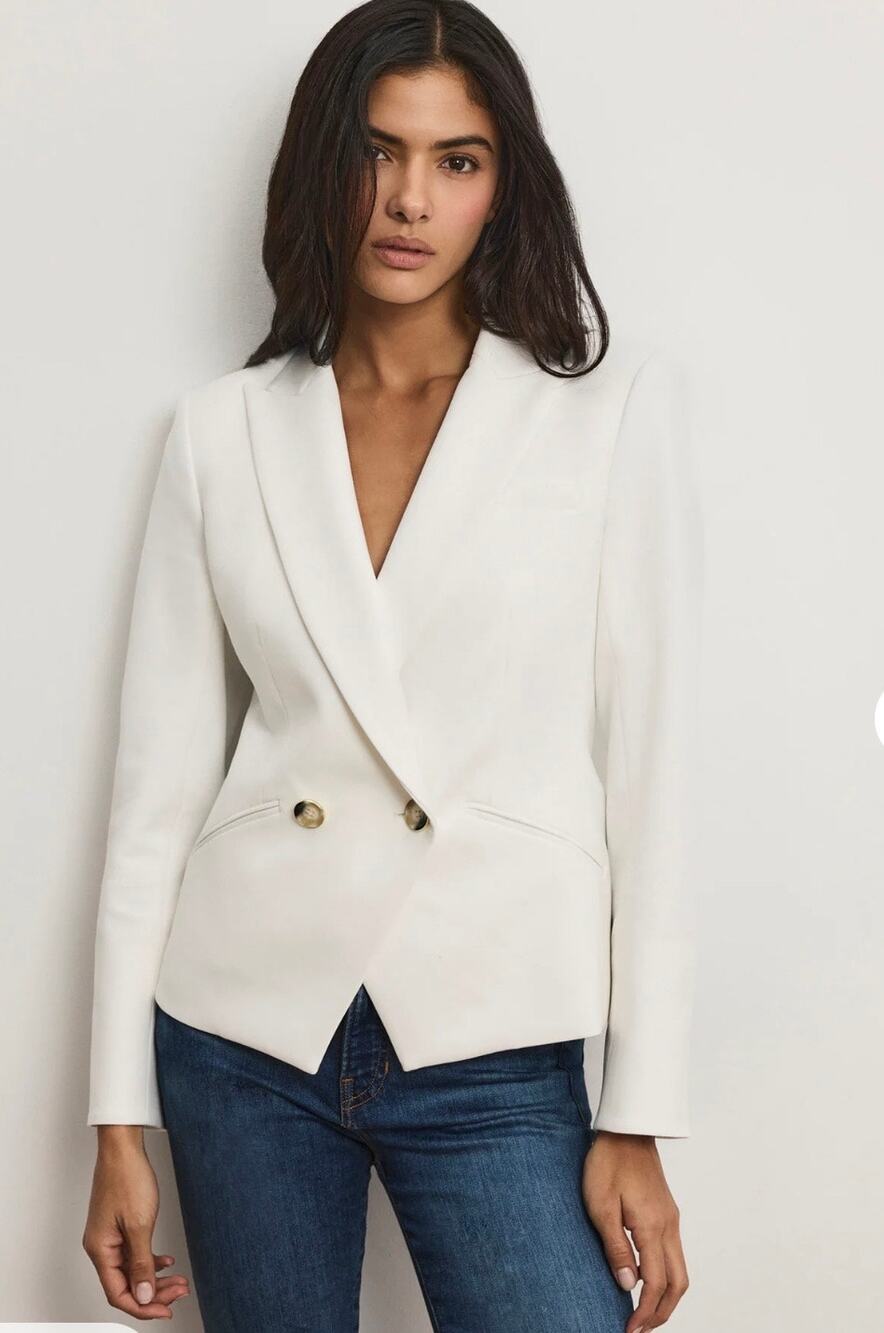 Veronica Beard Rickie Cropped Dickey Jacket, Size 10